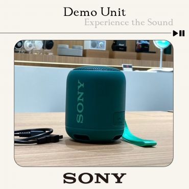 試聽機出清 ▶ SONY SRS-XB12 可攜式無線揚聲器 綠色