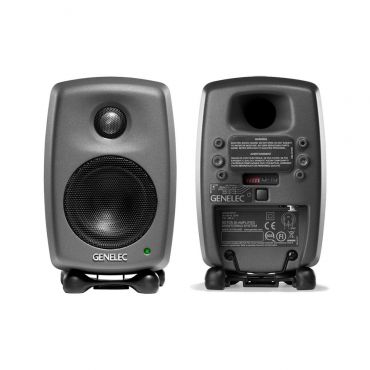 加贈Stagg線材 ▶ GENELEC 8010A 深灰色 3吋 主動式監聽喇叭 一對